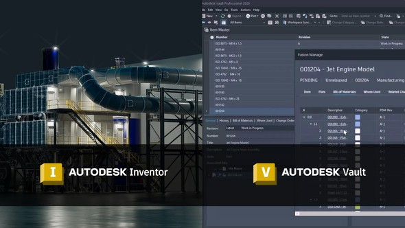 �݌v�i�K�Ŋ��􂷂�uAutodesk Inventor�v�ƁuAutodesk Vault�v