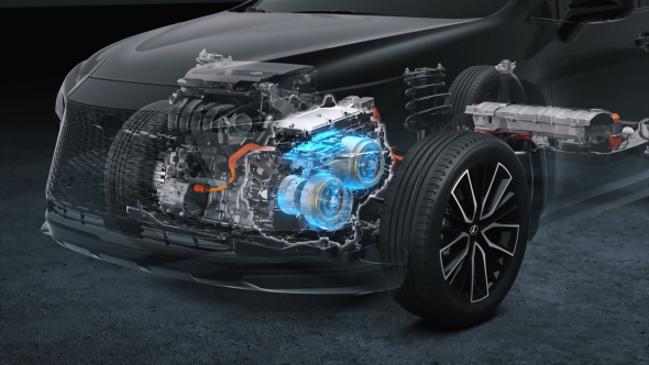�V����n�C�u���b�h�V�X�e����e-Axle