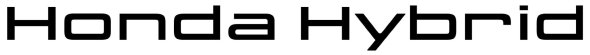 �uHonda Hybrid�v�̃��S