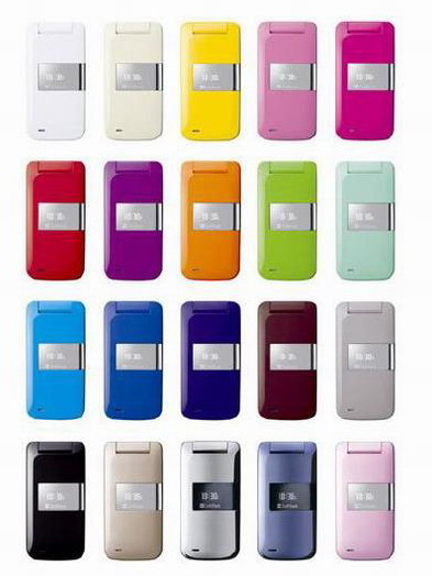 20色展開の「812SH」、店頭に並ぶ - ITmedia Mobile