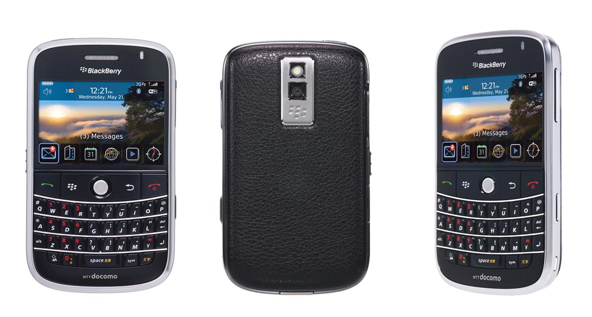 ドコモ、「BlackBerry Bold」国内発売──2008年度内予定 - ITmedia Mobile
