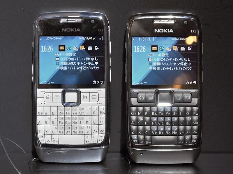 携帯電話本体Nokia E71 SIMフリー