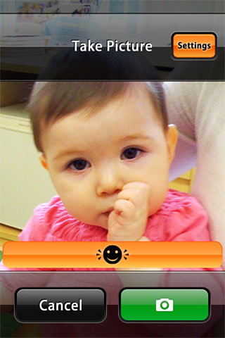 今度は赤ちゃんを振り向かせる アプリヤがiphoneアプリ 赤ちゃんカメラ を発売 App Town 写真 Itmedia Mobile