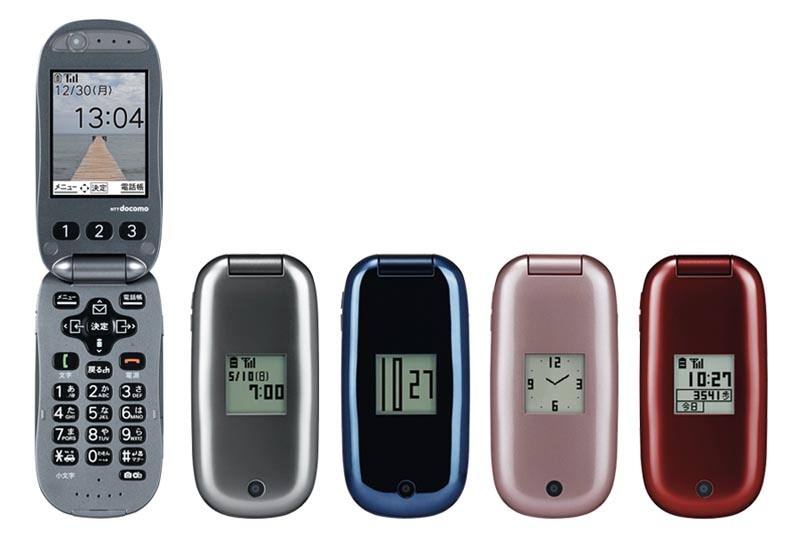 【新品未使用】らくらくホン ベーシック II （F-07A） イブニングブルー F-07A らくらくホンベーシックII イブニングブルー 中古良品 富士通 0311