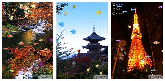 Iphoneで撮影した写真が熱帯魚のエサに Photo Aquarium App Town ゲーム Itmedia Mobile