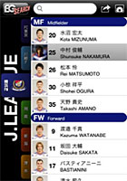 サッカー専門紙el Golazoが手がけたアプリ J鑑10 Jリーグ選手名鑑 App Town スポーツ Itmedia Mobile