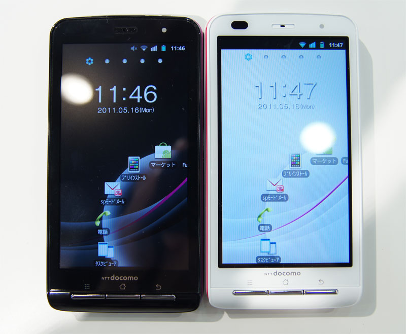 パナソニック NTTドコモ Androidスマートフォン本体 P-07C 黒