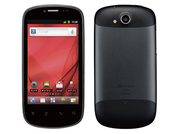 Huawei製Android 2.3スマートフォン「Vision 007HW」、9月16日に発売