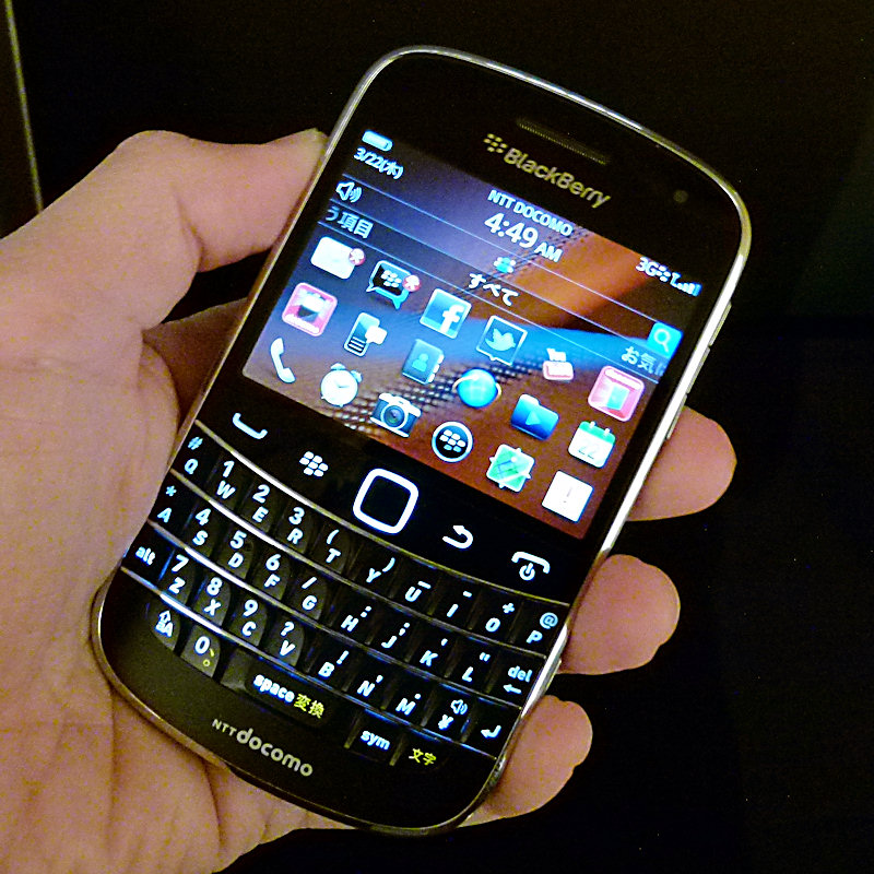 渋谷で女性も使っている――RIM小林氏「BlackBerryをコンシューマーにも訴求したい」：BlackBerry Bold 9900発売間近 ...