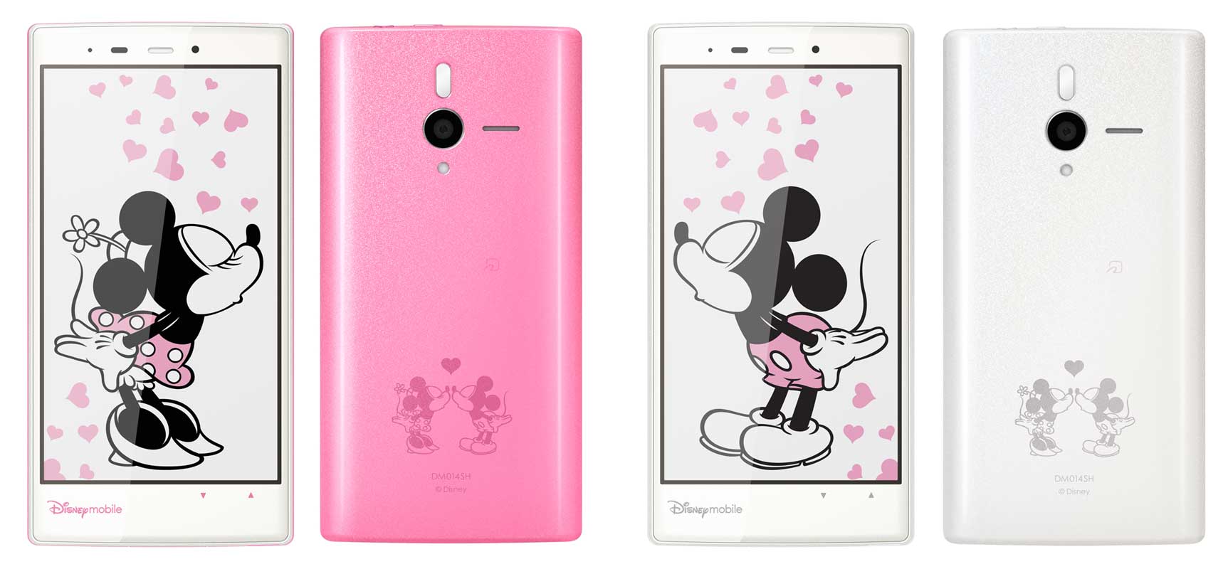 4G対応で機能向上、ミッキーとミニーをモチーフにした「Disney Mobile ...