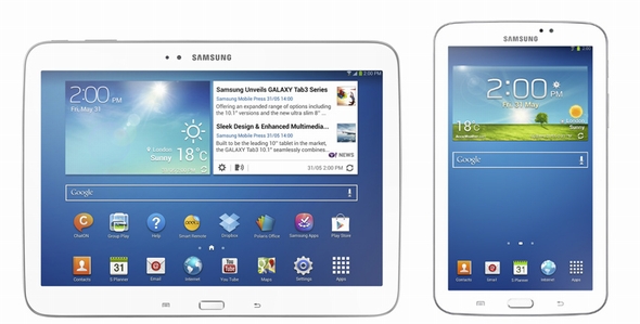 Samsung、「GALAXY Tab 3」に8インチ版と10.1インチ版を追加 - ITmedia 