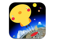 宇宙や月にひよこがジャンプ 病みつきになるワンタッチアクション 無 限 トランポリン 無料で遊べるスマホゲーム Itmedia Mobile