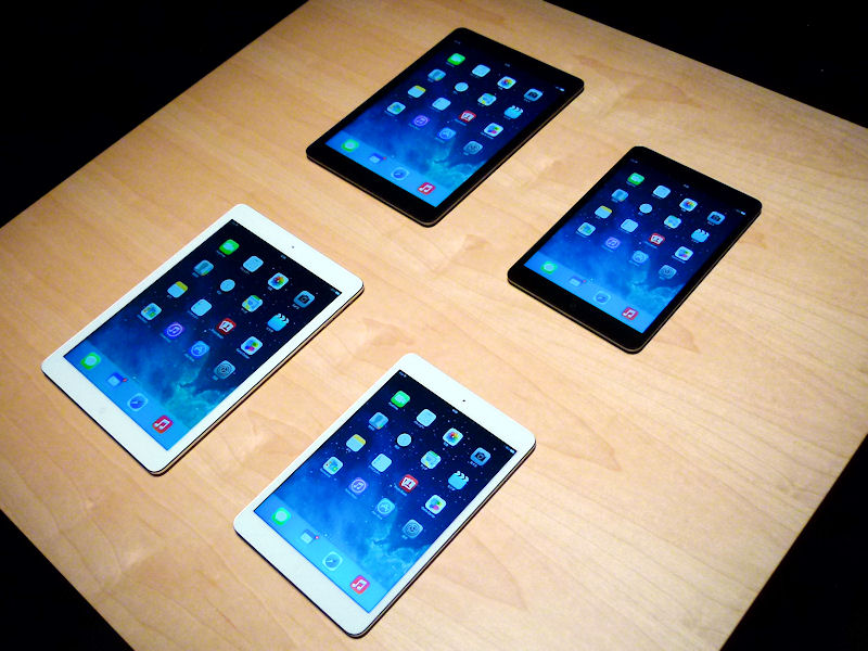 写真で解説する「iPad Air」「iPad mini Retinaディスプレイモデル