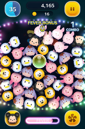 ぬいぐるみ風のミッキーたちがかわいいパズルゲーム Line ディズニー ツムツム Itmedia Mobile