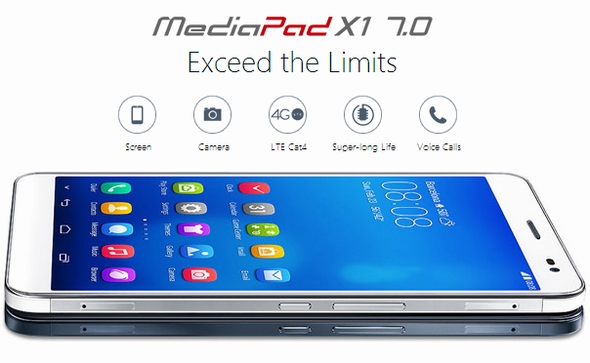 Huawei 世界最軽量 をうたう7インチタブレット Mediapad X1 発表 日本でも発売へ Itmedia Mobile