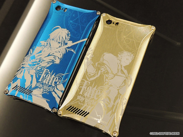 Fate/stay night」のセイバー＆ギルガメッシュをデザインしたiPhone 5s