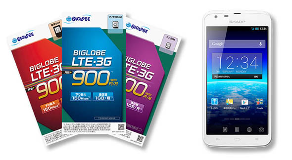 月額900円から使える Biglobe Lte 3g のsimカード Biglobe楽天市場店で発売 Itmedia Mobile