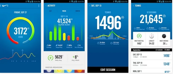 Nike Fuelbandアプリのandroid版がついに登場 Itmedia Mobile