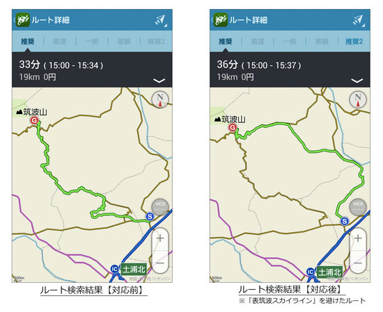 バイクナビ ツーリングサポーター 走行規制区間を避ける検索に対応 Itmedia Mobile