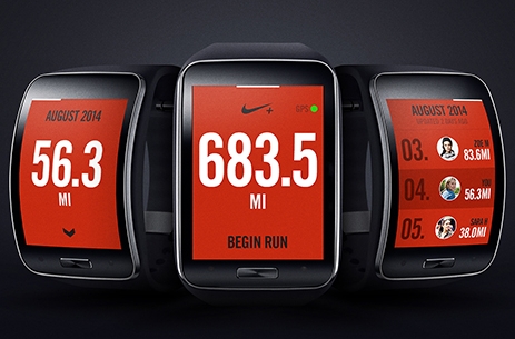 Gear S」は「Nike+ Running App 