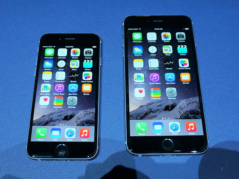 2つのiPhoneをどう選ぶ？――「iPhone 6」「iPhone 6 Plus」に触れてみた
