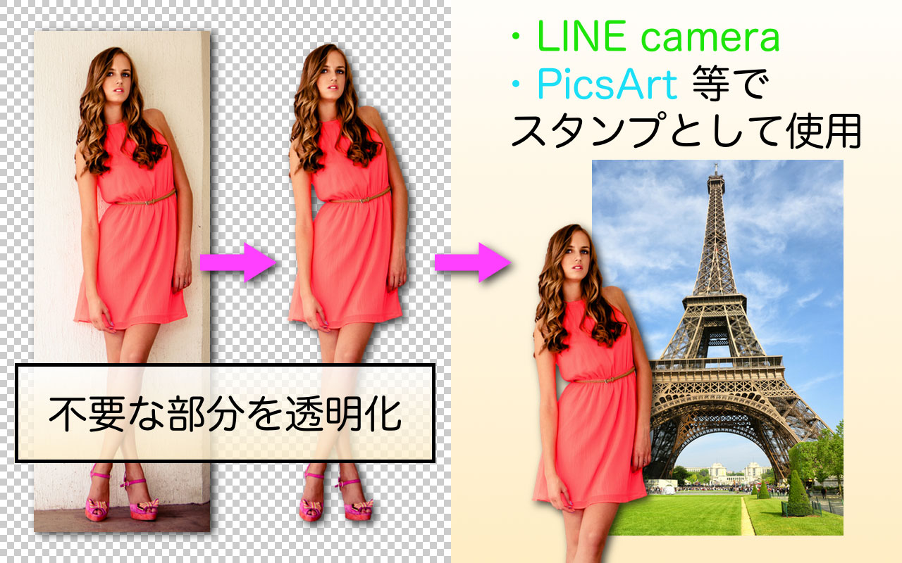 写真を切り抜いてサクッと背景を透明にしよう 背景透過 Itmedia Mobile