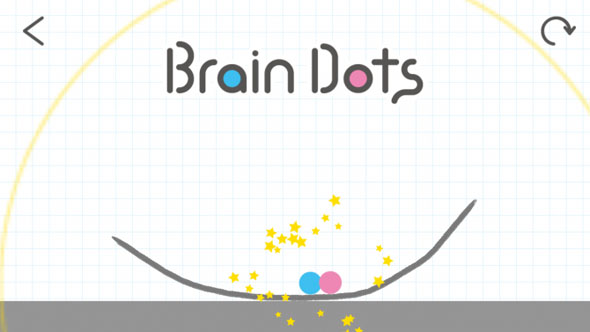 5分のヒマつぶし 柔軟な発想が試される物理演算パズル Brain Dots Itmedia Mobile