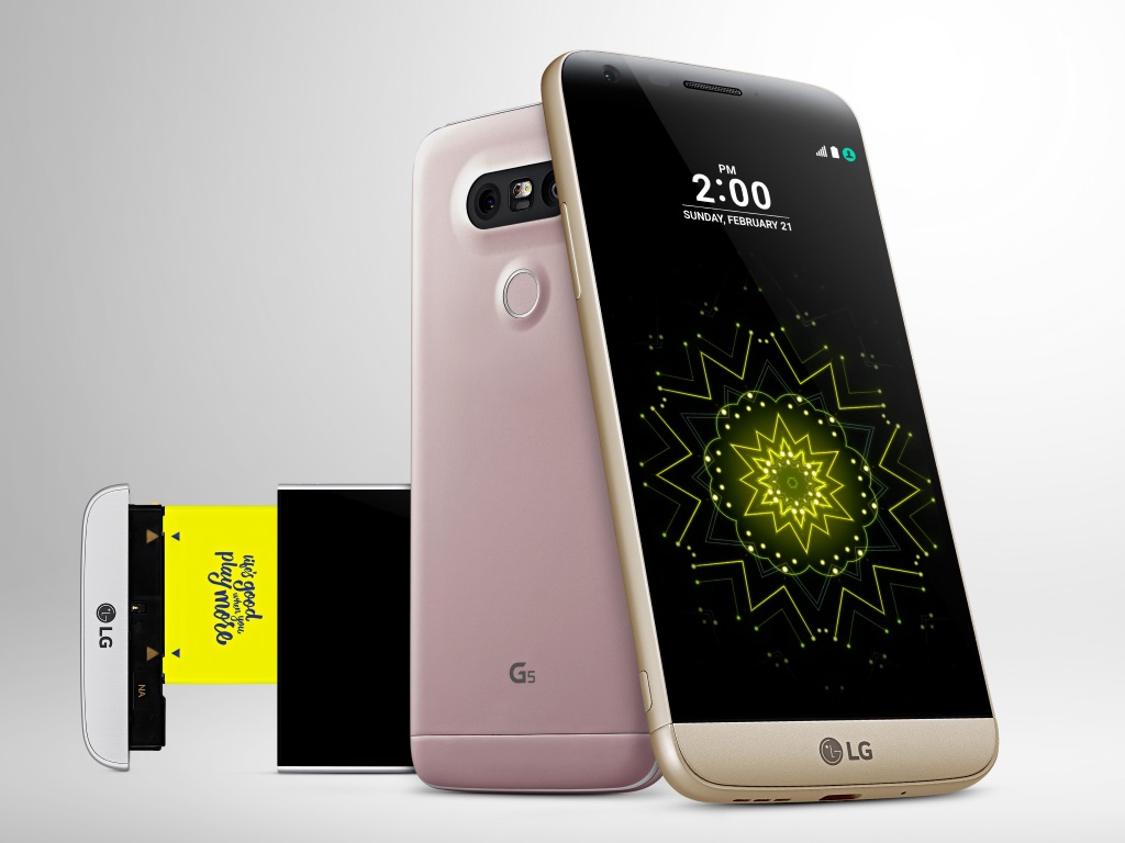 LG、メタルボディーでバッテリー交換可能なスマホ「LG G5」を