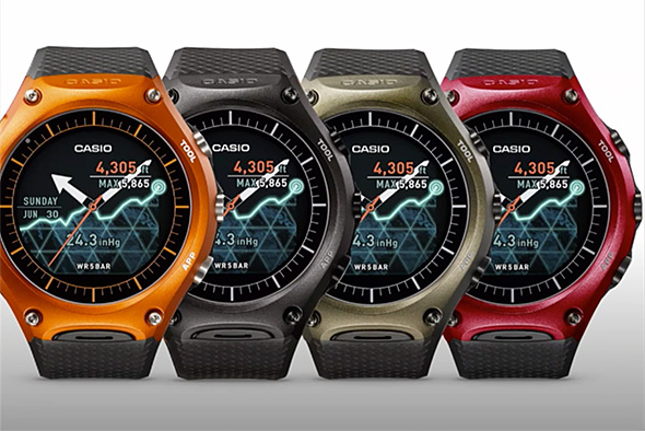 カシオのスマートウォッチ「Smart Outdoor Watch WSD-F10」、3月25日 