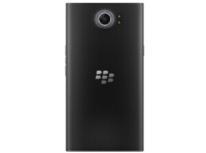 BlackBerry PRIVの背面（キーボードを閉じた状態）