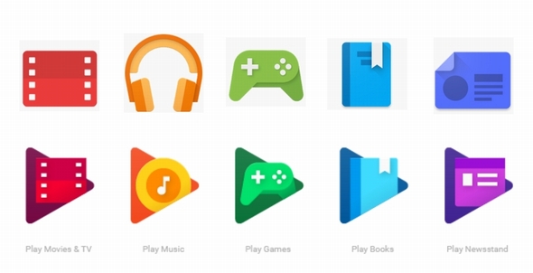 Google Playアプリファミリーのロゴを変更へ Itmedia Mobile