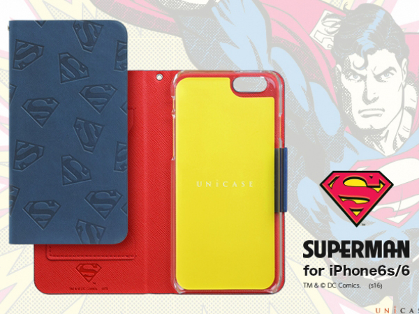 スーパーマンのロゴを型押ししたiphone 6s 6向けケースが登場 Unicaseから Itmedia Mobile