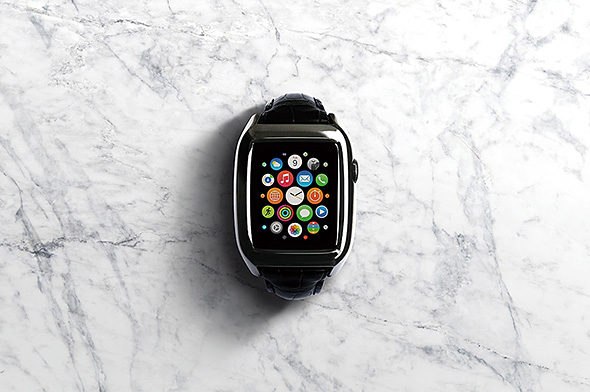 本革ベルトと輝くステンレスボディ Apple Watch向け高級ケース The Watch 発表 Itmedia Mobile