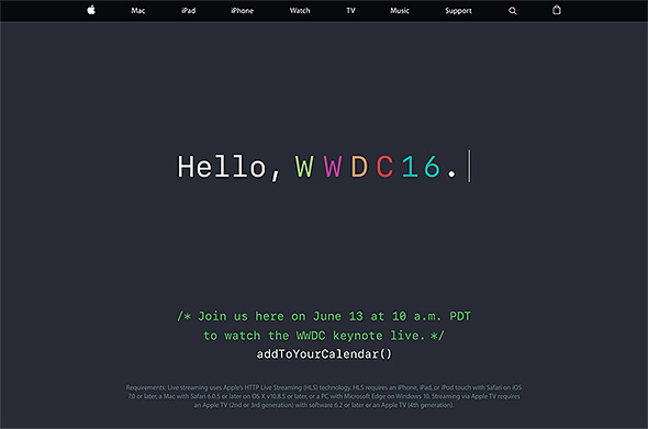 Hello WWDC16