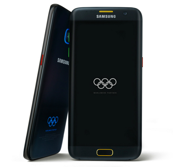 Samsung、「Galaxy S7 edge」のオリンピック限定モデルを全選手に配布
