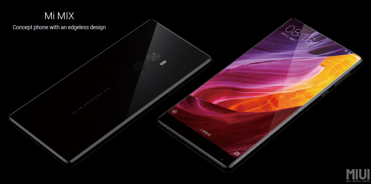 Xiaomi、“縁無し”6.4型ハイエンド端末「Mi MIX」を約5万4000円で発売へ - ITmedia Mobile
