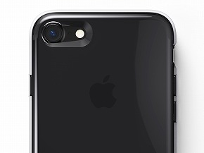 ジェットブラックの張り付きを防止するクリアケース Andmesh Plain Case For Iphone 7 Itmedia Mobile