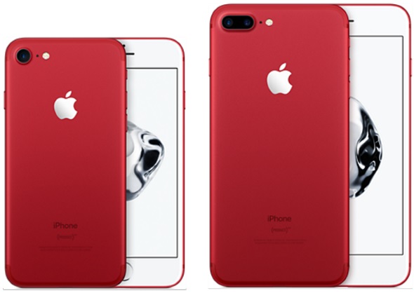 iPhone 7シリーズの(PRODUCT)RED