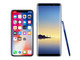 新「iPhone」3機種と「ZenFone 4」「Galaxy Note8」「Xperia XZ1」のスペックを比較する