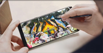 著名イラストレーターが投稿写真にイラストを描き加える Galaxy Notemeキャンペーン Itmedia Mobile