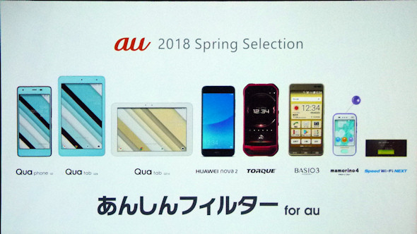 au2018年春モデル