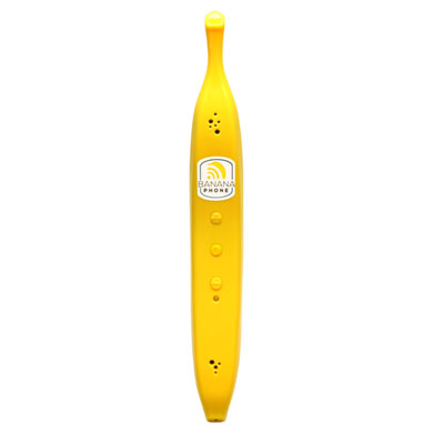 Bluetoothでスマホに繋ぐ通話専用バナナ型受話器 Banana Phone Itmedia Mobile
