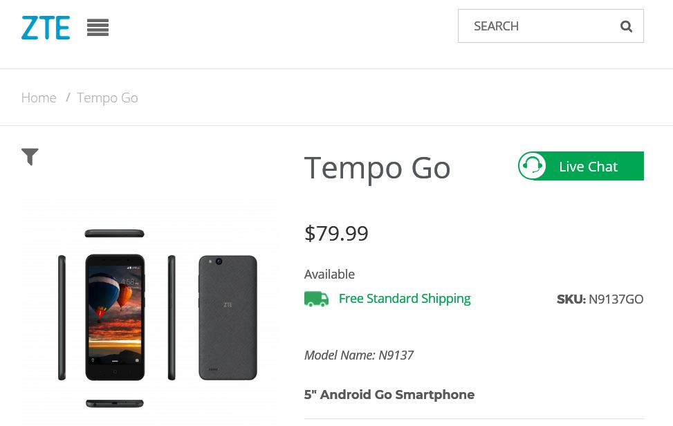 80ドルのAndroid Go端末、ZTEが米国で発売 - ITmedia Mobile