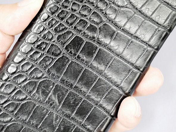 GRAMAS Meister Crocodile Leather Case for iPhone X