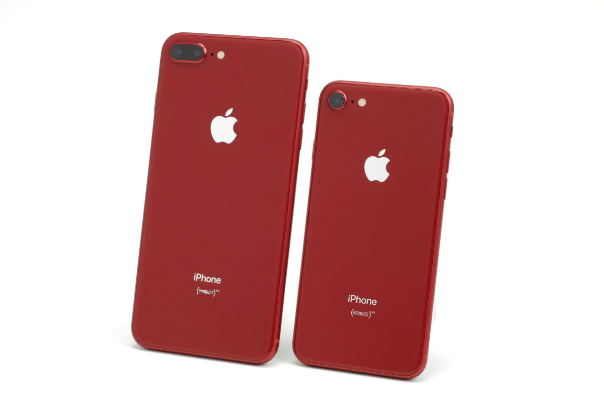 スマホ/家電/カメラiPhone 8 plus red プラス 赤 simフリー アイフォン 本体