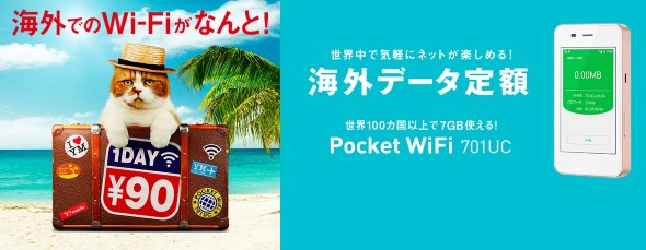 Pocket WiFi COf[^z̃oi[