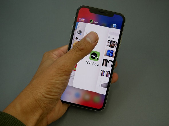 Iphone X Ios 12だとアプリの終了操作が1ステップ減る Itmedia Mobile