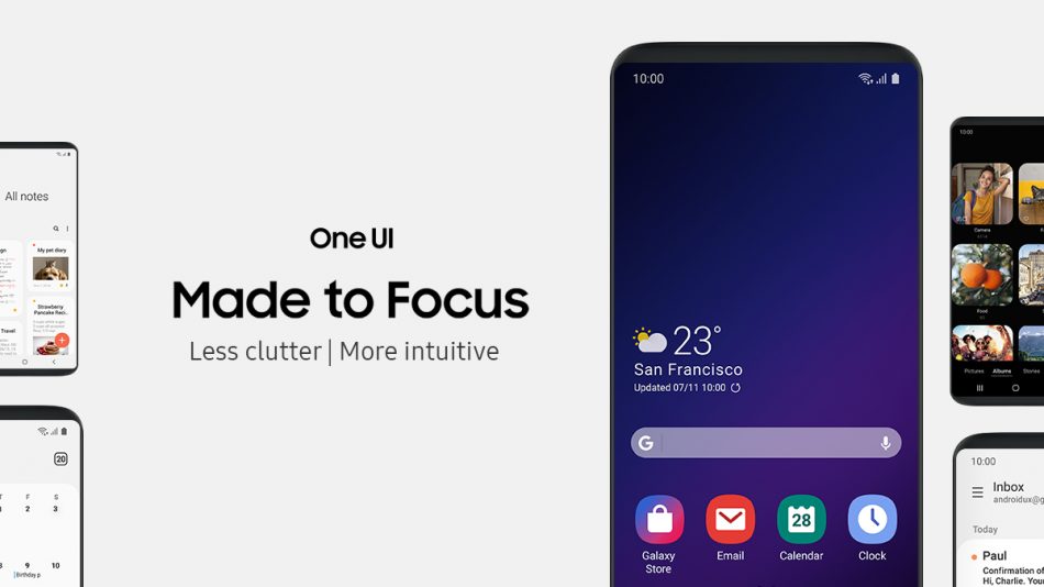 Galaxyシリーズの新ランチャーは大画面に配慮した One Ui に 19年1月提供開始 Itmedia Mobile