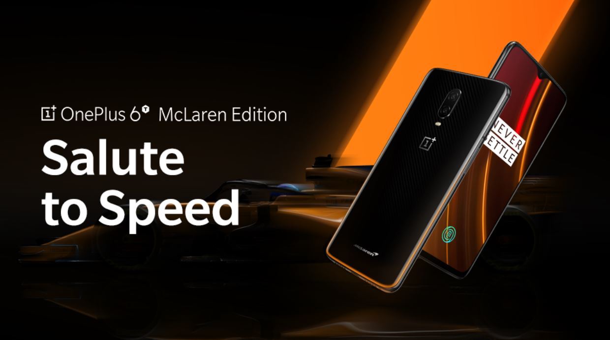 OnePlus 6T」のマクラーレンモデルはメモリ10GBでパパイヤオレンジの