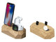 iPhone、Apple Watch、AirPodsをまとめて充電できる木製「3 in 1ドック」発売